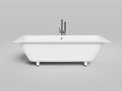Ванна из искусственного камня Salini ORLANDA 103222MF 180х80 встраиваемая прямоугольная